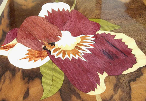 Table basse "Orchidées"